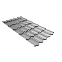 Металлочерепица квинта плюс c 3D резом 0,5 Satin RAL 7004 сигнальный серый Металлочерепица квинта плюс c 3D резом 0,5 Satin RAL 7004 сигнальный серый