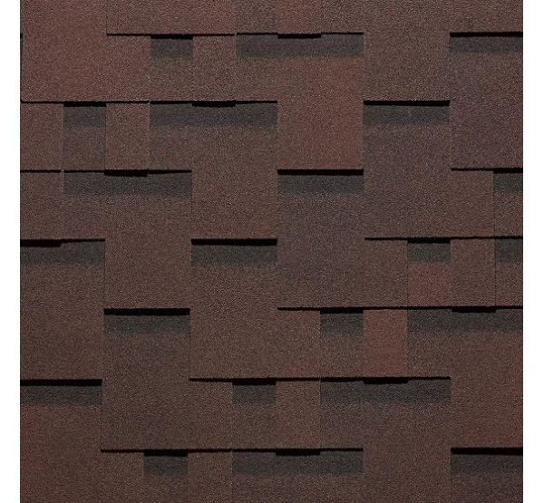 Гибкая черепица ГЕНУЯ Зрелый каштан от производителя  Docke по цене 760 р