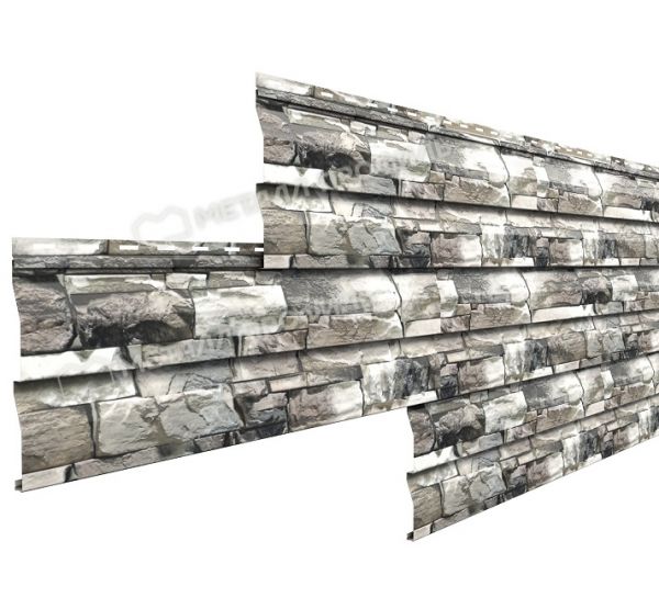 Металлический сайдинг МП СК-14х226 (ECOSTEEL-01-Белый Камень ПР-0.5) от производителя  Металл Профиль по цене 1 550 р