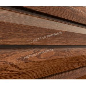 Металлический сайдинг МП СК-14х226 (ECOSTEEL-01-МореныйДуб-0.5) от производителя  Металл Профиль по цене 1 550 р