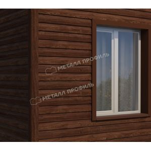 Металлический сайдинг МП СК-14х226 (ECOSTEEL-01-МореныйДуб-0.5) от производителя  Металл Профиль по цене 1 550 р
