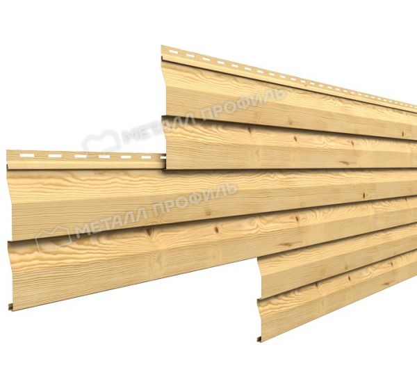 Металлический сайдинг МП СК-14х226 (ECOSTEEL_MA-01-Сосна-0.5)  от производителя  Металл Профиль по цене 1 550 р