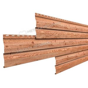 Металлический сайдинг МП СК-14х226 (ECOSTEEL_T-01-Кедр-0.5) от производителя Металл Профиль по цене 1 550 р Металлический сайдинг МП СК-14х226 (ECOSTEEL_T-01-Кедр-0.5) от производителя Металл Профиль по цене 1 550 р