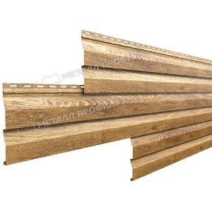 Металлический сайдинг МП СК-14х226 (ECOSTEEL_T-01-ЗолотойДуб-0.5) от производителя Металл Профиль по цене 1 550 р Металлический сайдинг МП СК-14х226 (ECOSTEEL_T-01-ЗолотойДуб-0.5) от производителя Металл Профиль по цене 1 550 р