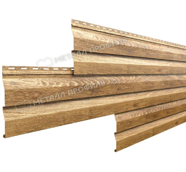 Металлический сайдинг МП СК-14х226 (ECOSTEEL_T-01-ЗолотойДуб-0.5) от производителя Металл Профиль по цене 1 550 р Металлический сайдинг МП СК-14х226 (ECOSTEEL_T-01-ЗолотойДуб-0.5) от производителя Металл Профиль по цене 1 550 р