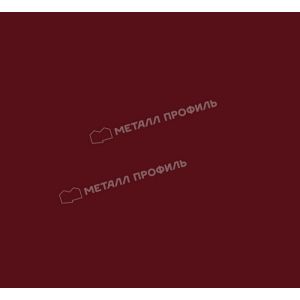 Металлический сайдинг МП СК-14х226 (ПЭ-01-3003-0.45) Красный рубин от производителя  Металл Профиль по цене 1 550 р