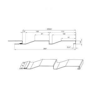 Металлический сайдинг МП СК-14х226 (ПЭ-01-9003-0.5) Белый от производителя Металл Профиль по цене 754 р Металлический сайдинг МП СК-14х226 (ПЭ-01-9003-0.5) Белый от производителя Металл Профиль по цене 754 р