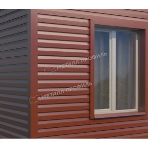 Металлический сайдинг МП СК-14х226 (PURMAN-20-3011-0.5) Коричнево-красный от производителя Металл Профиль по цене 1 550 р Металлический сайдинг МП СК-14х226 (PURMAN-20-3011-0.5) Коричнево-красный от производителя Металл Профиль по цене 1 550 р