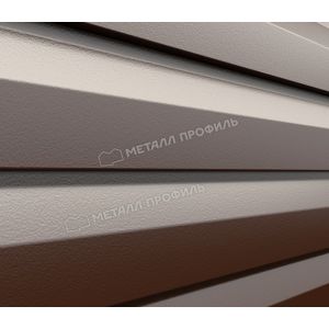 Металлический сайдинг МП СК-14х226 (PURMAN-20-8017-0.5) Коричневый шоколад от производителя  Металл Профиль по цене 1 550 р