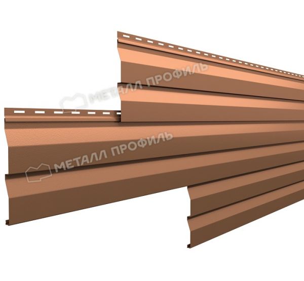 Металлический сайдинг МП СК-14х226 (PURMAN-20-Argillite-0.5) Медный металлик от производителя Металл Профиль по цене 1 550 р Металлический сайдинг МП СК-14х226 (PURMAN-20-Argillite-0.5) Медный металлик от производителя Металл Профиль по цене 1 550 р