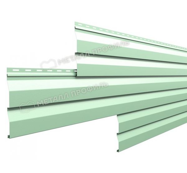 Металлический сайдинг МП СК-14х226 (PURMAN-20-Tourmalin-0.5) Светло-зеленый металлик от производителя Металл Профиль по цене 1 550 р Металлический сайдинг МП СК-14х226 (PURMAN-20-Tourmalin-0.5) Светло-зеленый металлик от производителя Металл Профиль по цене 1 550 р