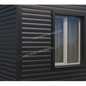 Металлический сайдинг МП СК-14х226 (VikingMP-01-9005-0.45) Черный темный от производителя Металл Профиль по цене 1 550 р Металлический сайдинг МП СК-14х226 (VikingMP-01-9005-0.45) Черный темный от производителя Металл Профиль по цене 1 550 р