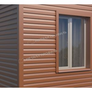 Металлический сайдинг МП СК-14х226 (VikingMP E-20-8004-0.5) Коричневая медь от производителя Металл Профиль по цене 1 550 р Металлический сайдинг МП СК-14х226 (VikingMP E-20-8004-0.5) Коричневая медь от производителя Металл Профиль по цене 1 550 р