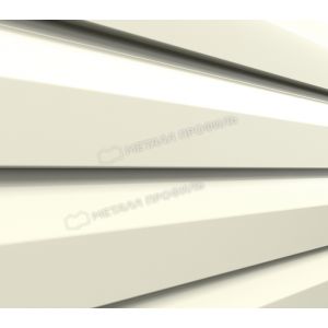 Металлический сайдинг МП СК-14х226 NormanMP (ПЭ-01-9002-0.5) Серо-белый от производителя  Металл Профиль по цене 1 550 р