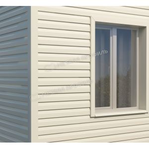 Металлический сайдинг МП СК-14х226 NormanMP (ПЭ-01-9002-0.5) Серо-белый от производителя  Металл Профиль по цене 1 550 р