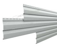 Металлический сайдинг МП СК-14х226 NormanMP (ПЭ-01-9006-0.5) Белый алюминий Металлический сайдинг МП СК-14х226 NormanMP (ПЭ-01-9006-0.5) Белый алюминий