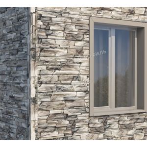 Металлический сайдинг Lбрус-15х240 (ECOSTEEL-01-Белый Камень ПР-0.5) от производителя  Металл Профиль по цене 1 550 р