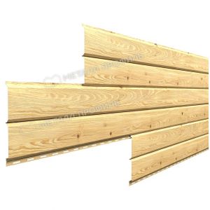 Металлический сайдинг Lбрус-15х240 (ECOSTEEL-01-Сосна-0.5) от производителя Металл Профиль по цене 1 550 р Металлический сайдинг Lбрус-15х240 (ECOSTEEL-01-Сосна-0.5) от производителя Металл Профиль по цене 1 550 р