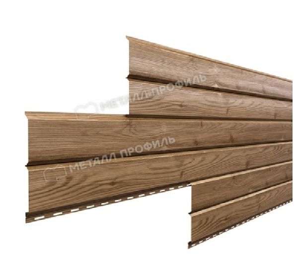Металлический сайдинг Lбрус-15х240 (ECOSTEEL_T-01-Кедр-0.5) от производителя  Металл Профиль по цене 1 550 р