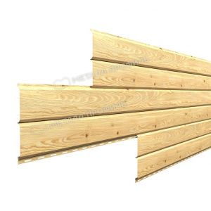 Металлический сайдинг Lбрус-15х240 (ECOSTEEL_T-01-Сосна-0.5) от производителя  Металл Профиль по цене 1 550 р