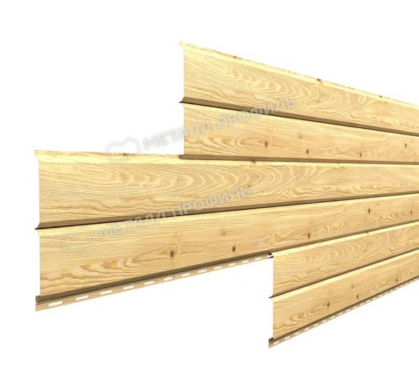 Металлический сайдинг Lбрус-15х240 (ECOSTEEL_T-01-Сосна-0.5) от производителя  Металл Профиль по цене 1 550 р