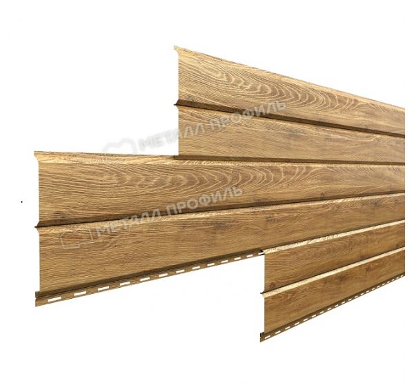 Металлический сайдинг Lбрус-15х240 (ECOSTEEL_T-01-ЗолотойДуб-0.5) от производителя Металл Профиль по цене 1 550 р Металлический сайдинг Lбрус-15х240 (ECOSTEEL_T-01-ЗолотойДуб-0.5) от производителя Металл Профиль по цене 1 550 р