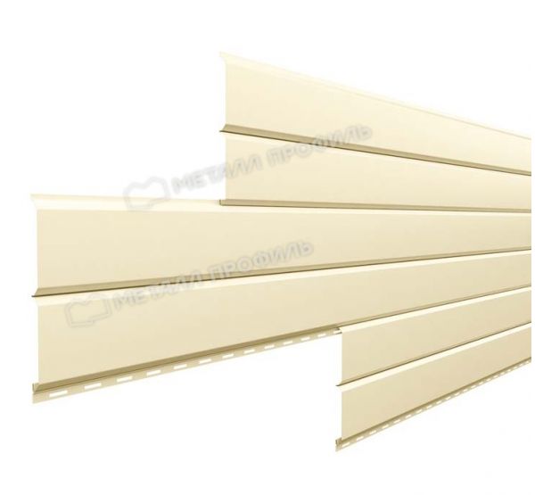 Металлический сайдинг Lбрус-15х240 (ПЭ-01-1015-0.45) Светлая слоновая кость от производителя Металл Профиль по цене 1 550 р Металлический сайдинг Lбрус-15х240 (ПЭ-01-1015-0.45) Светлая слоновая кость от производителя Металл Профиль по цене 1 550 р