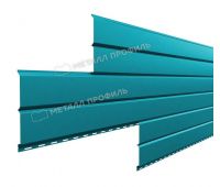 Металлический сайдинг Lбрус-15х240 (ПЭ-01-5021-0.45) Синяя вода Металлический сайдинг Lбрус-15х240 (ПЭ-01-5021-0.45) Синяя вода