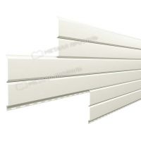 Металлический сайдинг Lбрус-15х240 NormanMP (ПЭ-01-9002-0.5) Серо-белый Металлический сайдинг Lбрус-15х240 NormanMP (ПЭ-01-9002-0.5) Серо-белый