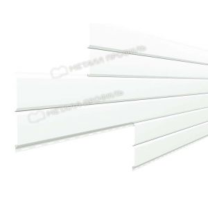 Металлический сайдинг Lбрус-15х240 (ПЭ-01-9003-0.45) Белый от производителя Металл Профиль по цене 1 550 р Металлический сайдинг Lбрус-15х240 (ПЭ-01-9003-0.45) Белый от производителя Металл Профиль по цене 1 550 р