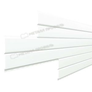 Металлический сайдинг Lбрус-15х240 (ПЭП-01-9003-0.45) Белый от производителя Металл Профиль по цене 359 р Металлический сайдинг Lбрус-15х240 (ПЭП-01-9003-0.45) Белый от производителя Металл Профиль по цене 359 р