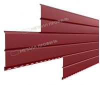 Металлический сайдинг Lбрус-15х240 (ПРМ-03-3011-0.5) Коричнево-красный Металлический сайдинг Lбрус-15х240 (ПРМ-03-3011-0.5) Коричнево-красный