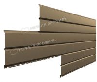 Металлический сайдинг Lбрус-15х240 (ПРМ-03-Ephyra-0.5) Золотой металлик Металлический сайдинг Lбрус-15х240 (ПРМ-03-Ephyra-0.5) Золотой металлик