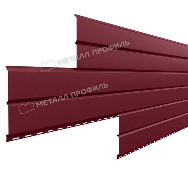 Металлический сайдинг Lбрус-15х240 (PURMAN-20-3005-0.5) Красное вино от производителя  Металл Профиль по цене 1 550 р