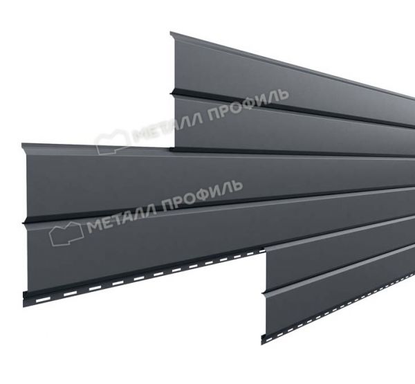 Металлический сайдинг Lбрус-15х240 (PURMAN-20-7024-0.5) Серый графит от производителя Металл Профиль по цене 1 550 р Металлический сайдинг Lбрус-15х240 (PURMAN-20-7024-0.5) Серый графит от производителя Металл Профиль по цене 1 550 р