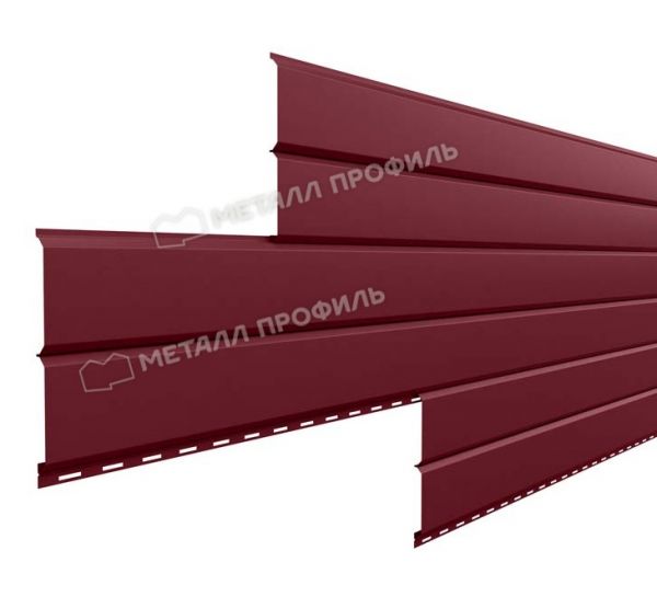 Металлический сайдинг Lбрус-15х240 (VikingMP E-20-3005-0.5) Красное вино от производителя  Металл Профиль по цене 1 550 р