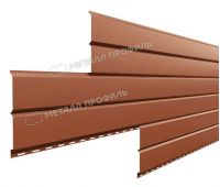 Металлический сайдинг Lбрус-15х240 (VikingMP E-20-8004-0.5) Коричневая медь Металлический сайдинг Lбрус-15х240 (VikingMP E-20-8004-0.5) Коричневая медь