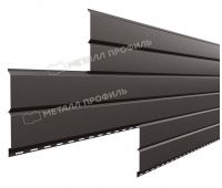 Металлический сайдинг Lбрус-15х240 (VikingMP E-20-8019-0.5) Серо-коричневый Металлический сайдинг Lбрус-15х240 (VikingMP E-20-8019-0.5) Серо-коричневый