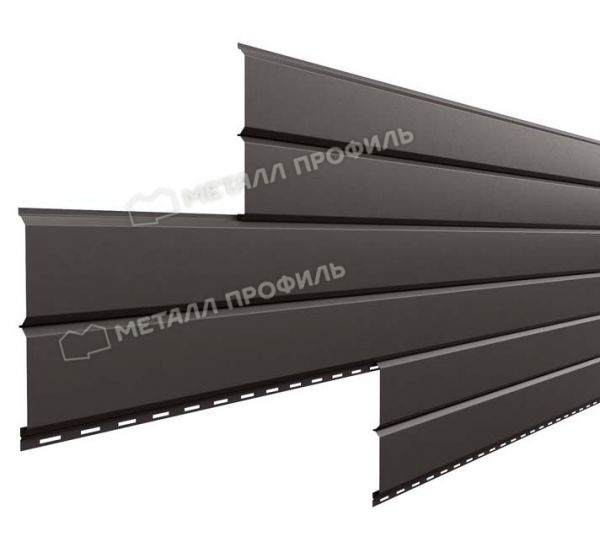 Металлический сайдинг Lбрус-15х240 (VikingMP E-20-8019-0.5) Серо-коричневый от производителя Металл Профиль по цене 1 550 р Металлический сайдинг Lбрус-15х240 (VikingMP E-20-8019-0.5) Серо-коричневый от производителя Металл Профиль по цене 1 550 р