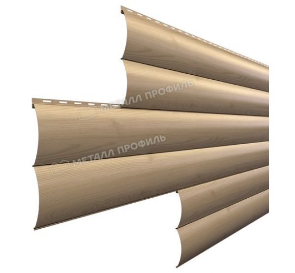 Металлический сайдинг Woodstock-28х330 (ECOSTEEL-01-Клен-0.5) от производителя  Металл Профиль по цене 1 550 р