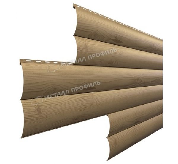 Металлический сайдинг Woodstock-28х330 (ECOSTEEL_MA-01-Сосна-0.5) от производителя  Металл Профиль по цене 1 550 р