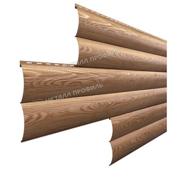 Металлический сайдинг Woodstock-28х330 (ECOSTEEL_T-01-Кедр-0.5) от производителя Металл Профиль по цене 1 550 р Металлический сайдинг Woodstock-28х330 (ECOSTEEL_T-01-Кедр-0.5) от производителя Металл Профиль по цене 1 550 р