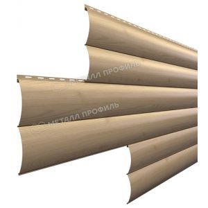 Металлический сайдинг Woodstock-Н-28х330 (ECOSTEEL-01-Клен-0.5) от производителя  Металл Профиль по цене 1 550 р