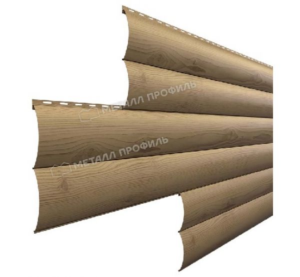 Металлический сайдинг Woodstock-Н-28х330 (ECOSTEEL_MA-01-Сосна-0.5) от производителя Металл Профиль по цене 1 550 р Металлический сайдинг Woodstock-Н-28х330 (ECOSTEEL_MA-01-Сосна-0.5) от производителя Металл Профиль по цене 1 550 р