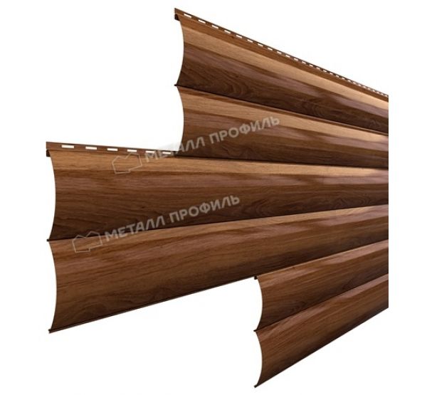 Металлический сайдинг Woodstock-В-28х330 (ECOSTEEL-01-МореныйДуб-0.5) от производителя Металл Профиль по цене 1 550 р Металлический сайдинг Woodstock-В-28х330 (ECOSTEEL-01-МореныйДуб-0.5) от производителя Металл Профиль по цене 1 550 р