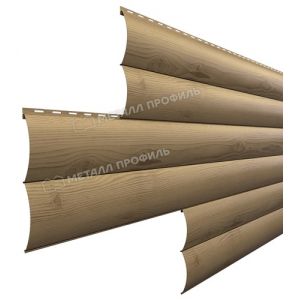Металлический сайдинг Woodstock-В-28х330 (ECOSTEEL_MA-01-Сосна-0.5) от производителя  Металл Профиль по цене 1 550 р