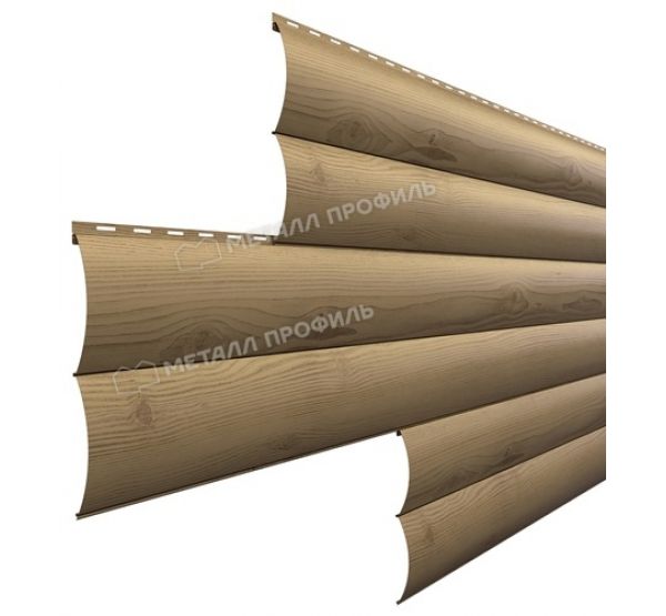 Металлический сайдинг Woodstock-В-28х330 (ECOSTEEL_MA-01-Сосна-0.5) от производителя  Металл Профиль по цене 1 550 р