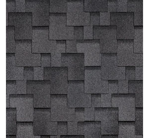 Гибкая черепица однослойная Финская, коллекция Аккорд – Серый от производителя  Shinglas по цене 515 р