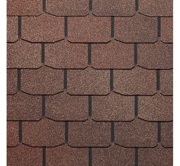 Гибкая черепица ЦЮРИХ Арахис от производителя  Docke по цене 890 р