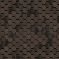 Гибкая черепица однослойная Финская, коллекция Соната – Коричневый